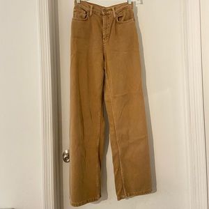 Free People High Waisted Wide Leg Jeans